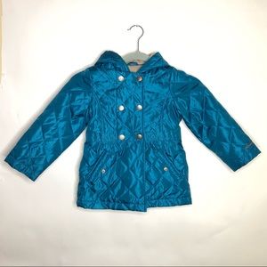 London Fog Kids Blue Quilted Jacket